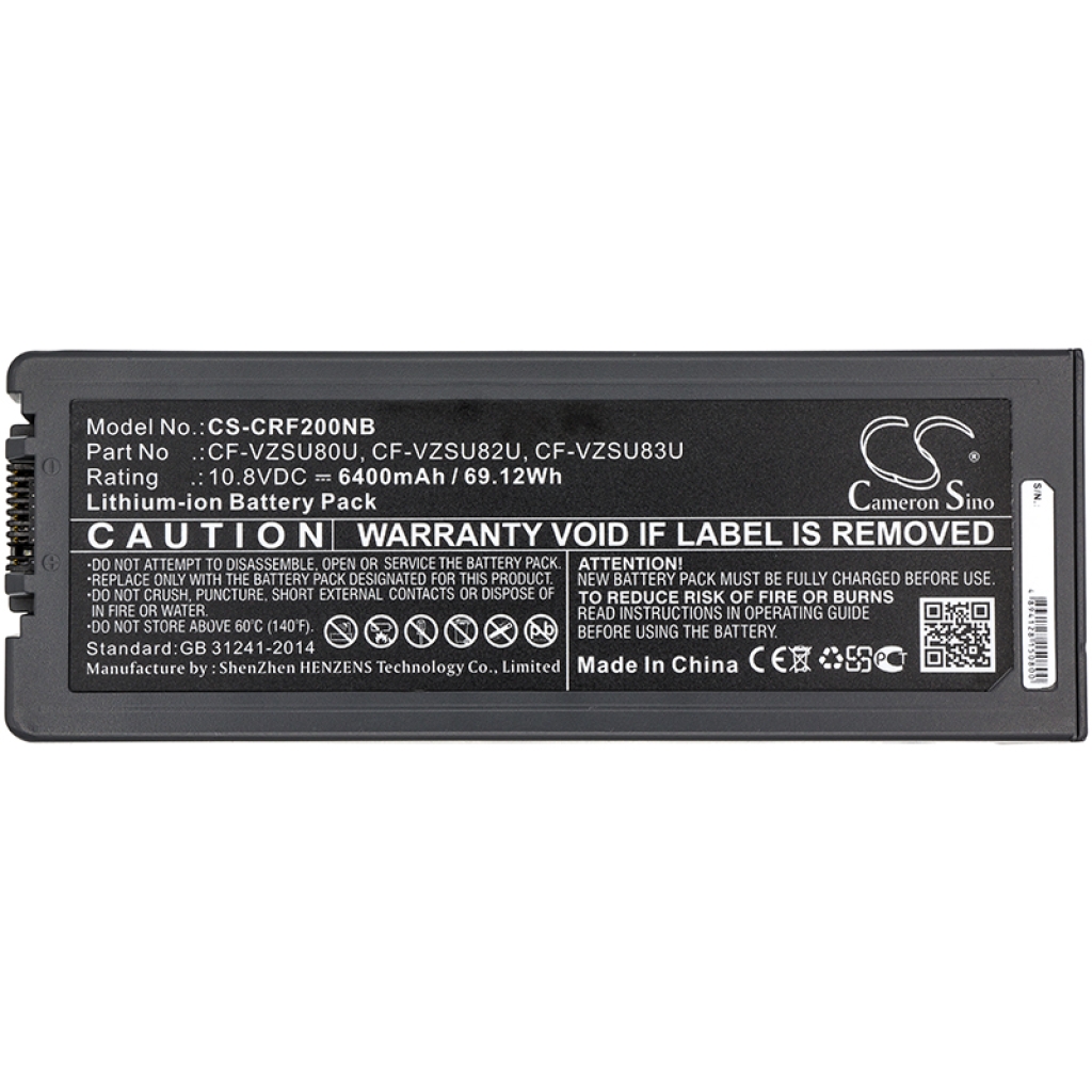 Batteries Remplace CF-VZSU80U