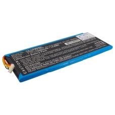 Remplacement de batterie compatible pour Crestron  TPMC-8X-BTP, 81-215-360012, 81-207-392012