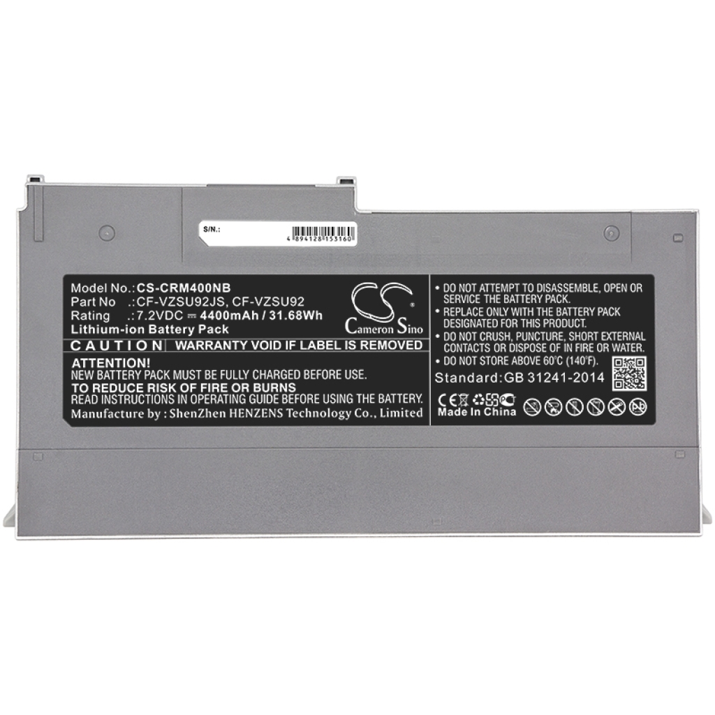 Notebook battery Panasonic CS-CRM400NB