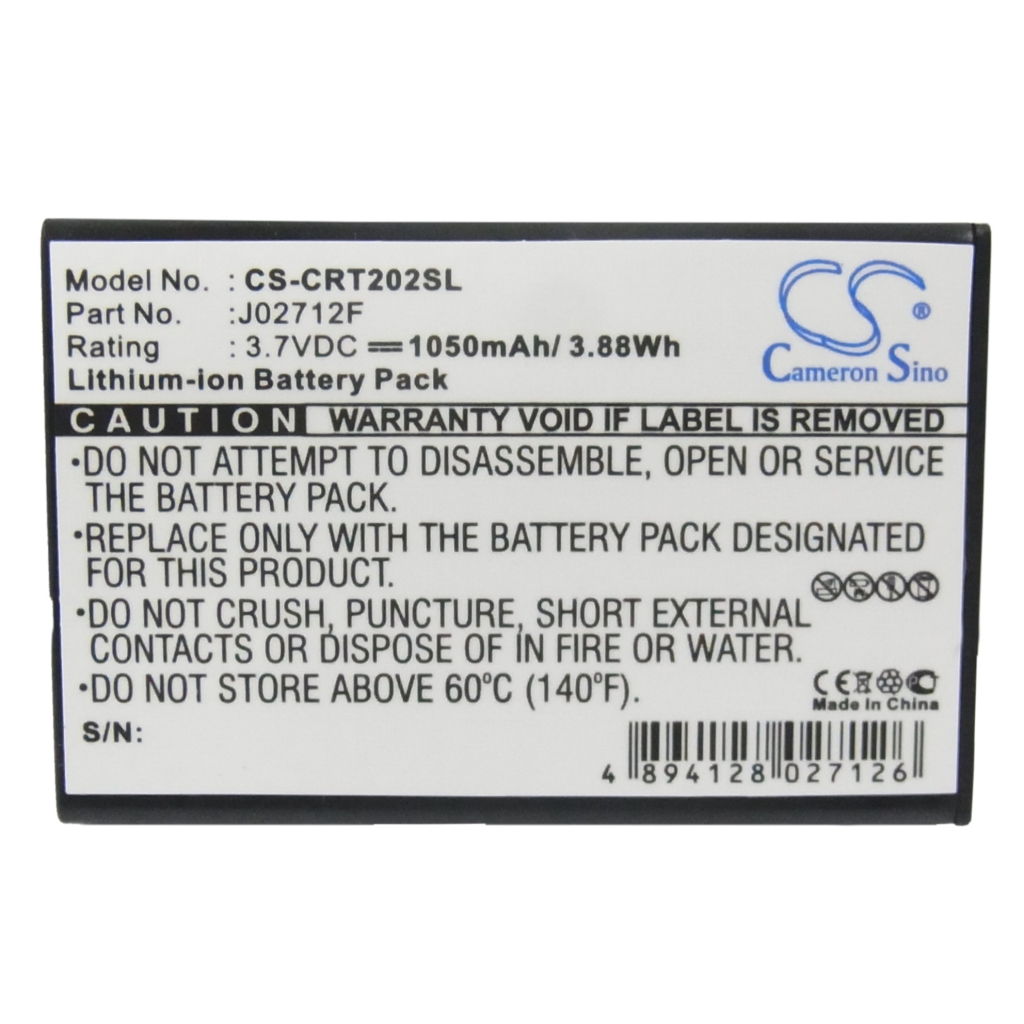 MP3, MP4, MP4, PMP Batterie Creative CS-CRT202SL