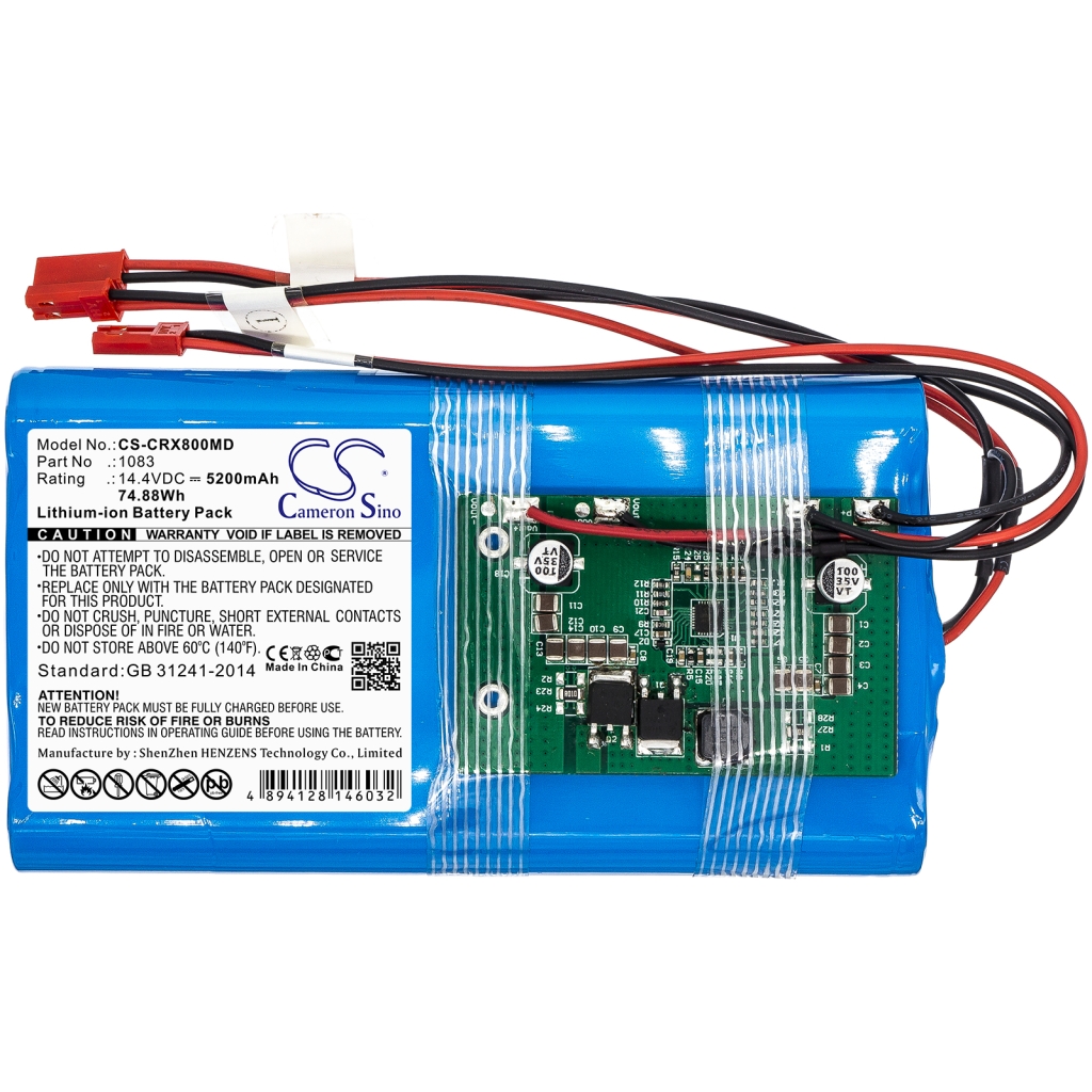 Compatible battery replacement for Carestream 1083