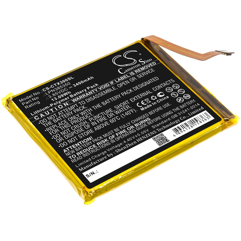 Compatible battery replacement for Crosscall LPN385350