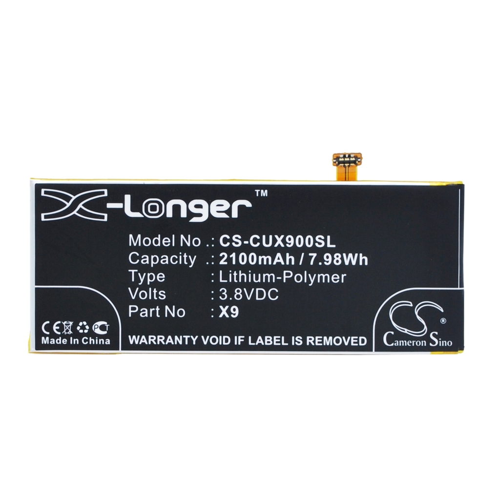 Compatible battery replacement for Cubot X9