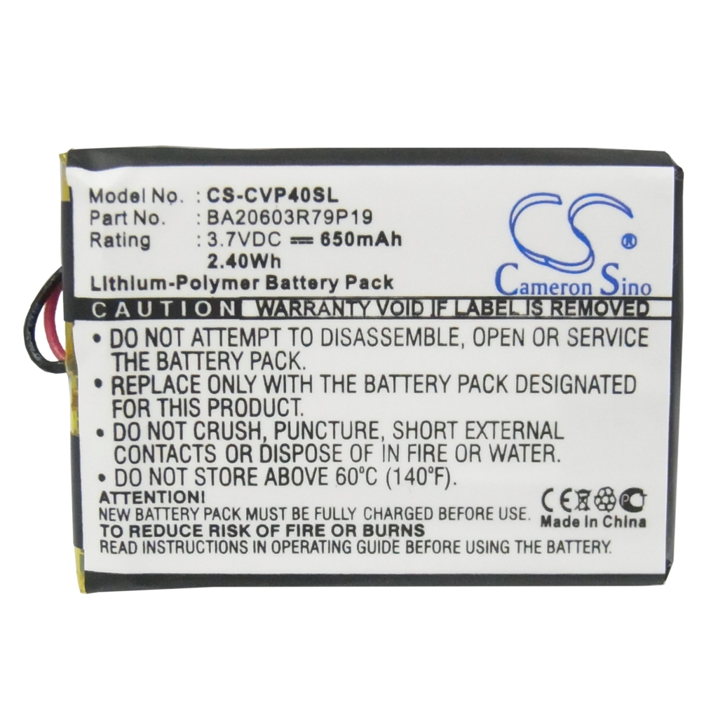 Compatible battery replacement for CREATIVE BA20603R79919