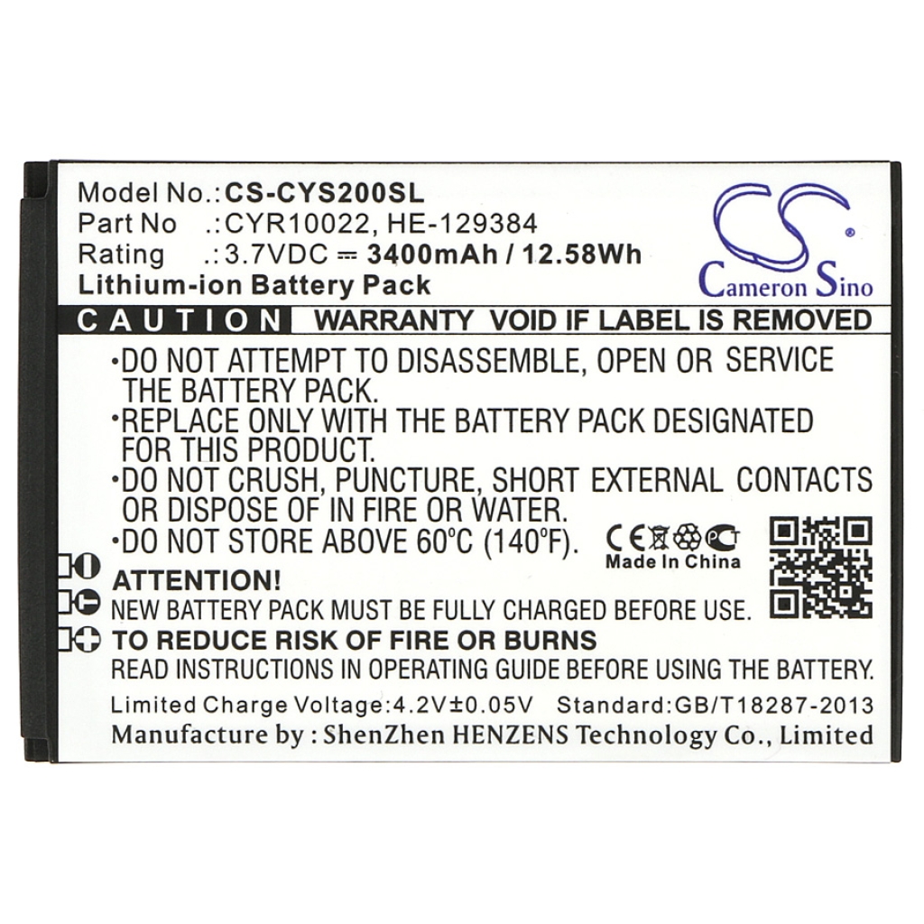 Batteries Remplace CYR10022