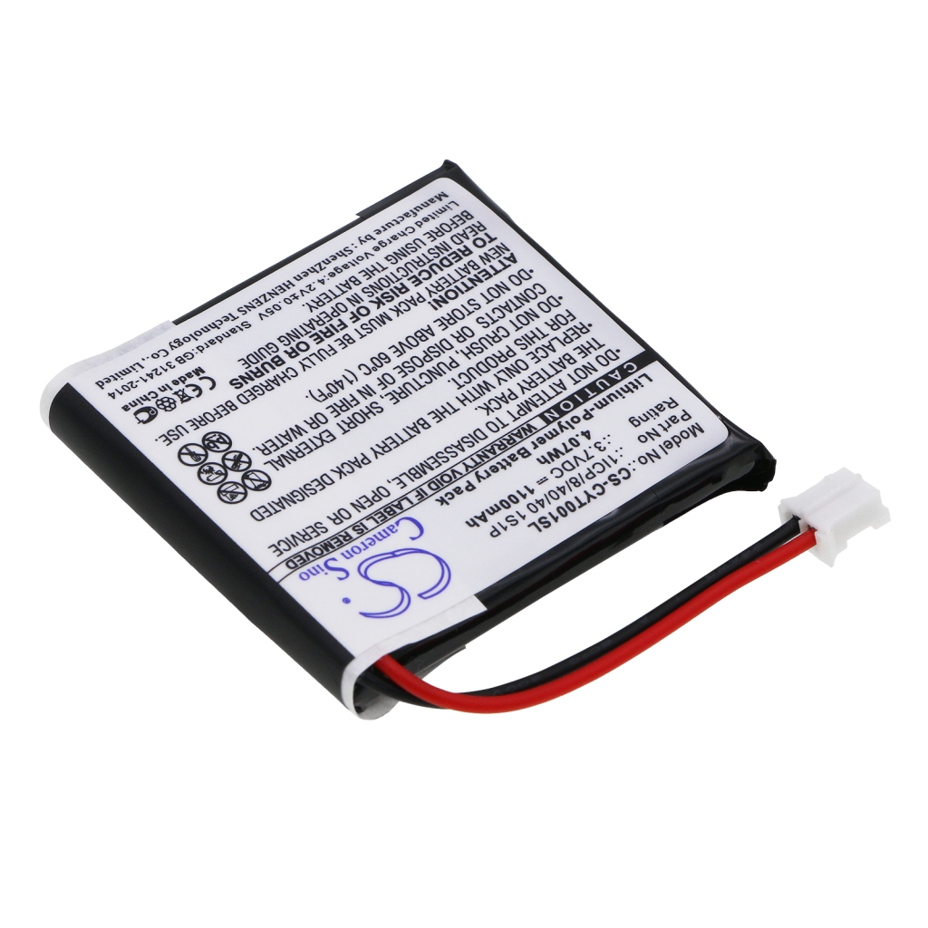 Compatible battery replacement for Coyote 1ICP/8/40/40 1S1P