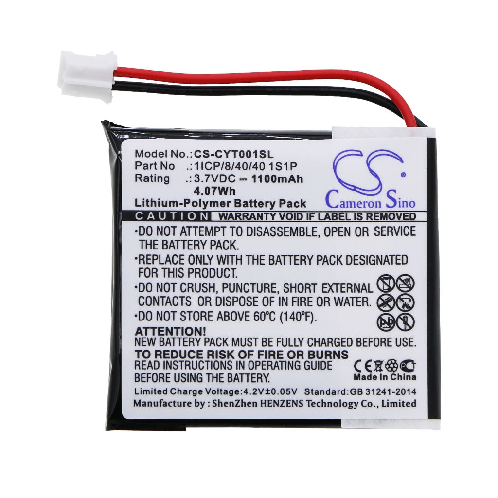 Battery Replaces 1ICP/8/40/40 1S1P