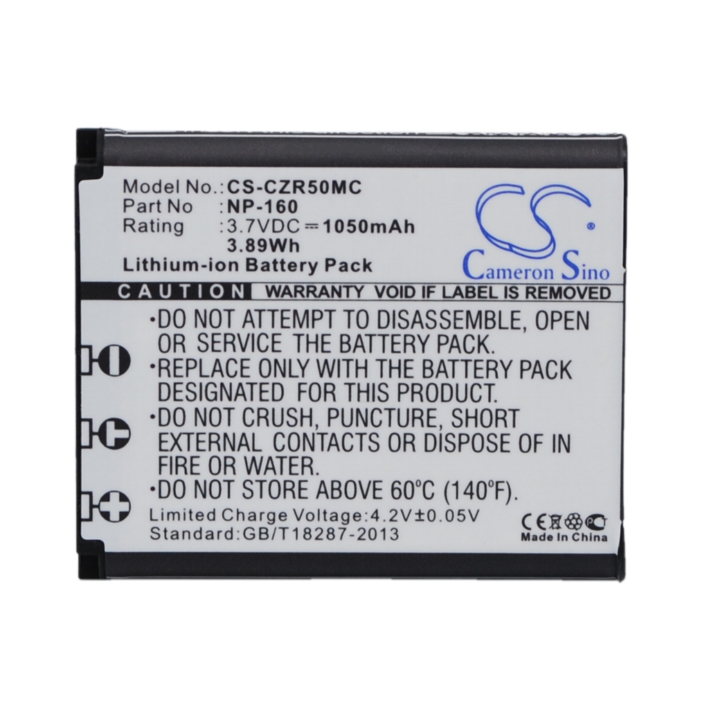 Batterie de l'appareil photo Casio CS-CZR50MC