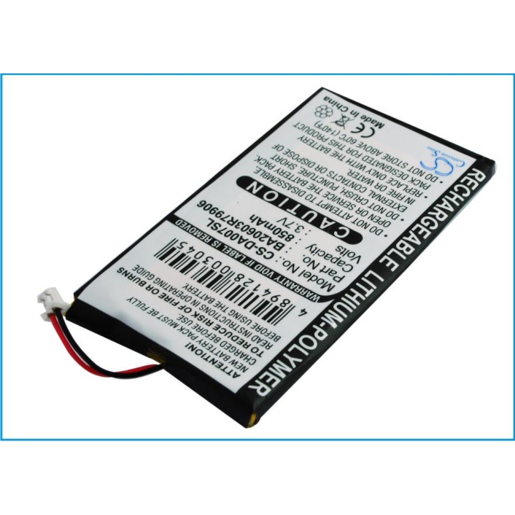 MP3, MP4, MP4, PMP Batterie Creative CS-DA007SL