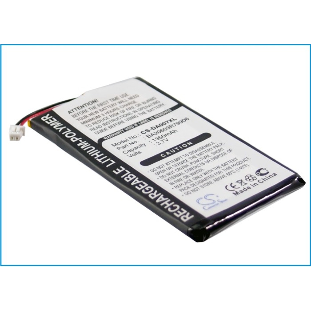 MP3, MP4, MP4, PMP Batterie Creative CS-DA007XL