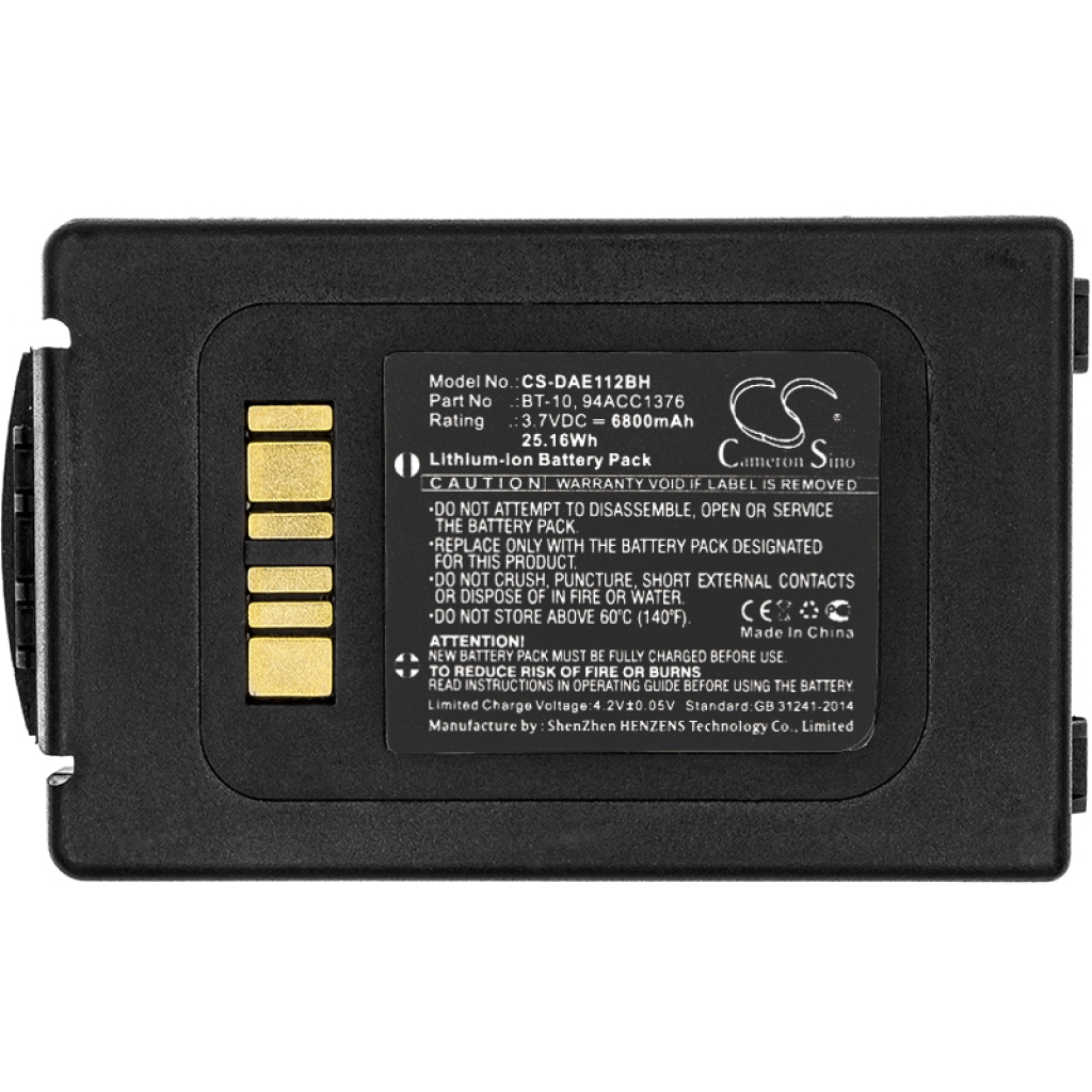 Code à barres, Scanner Batterie du scanner Datalogic CS-DAE112BH