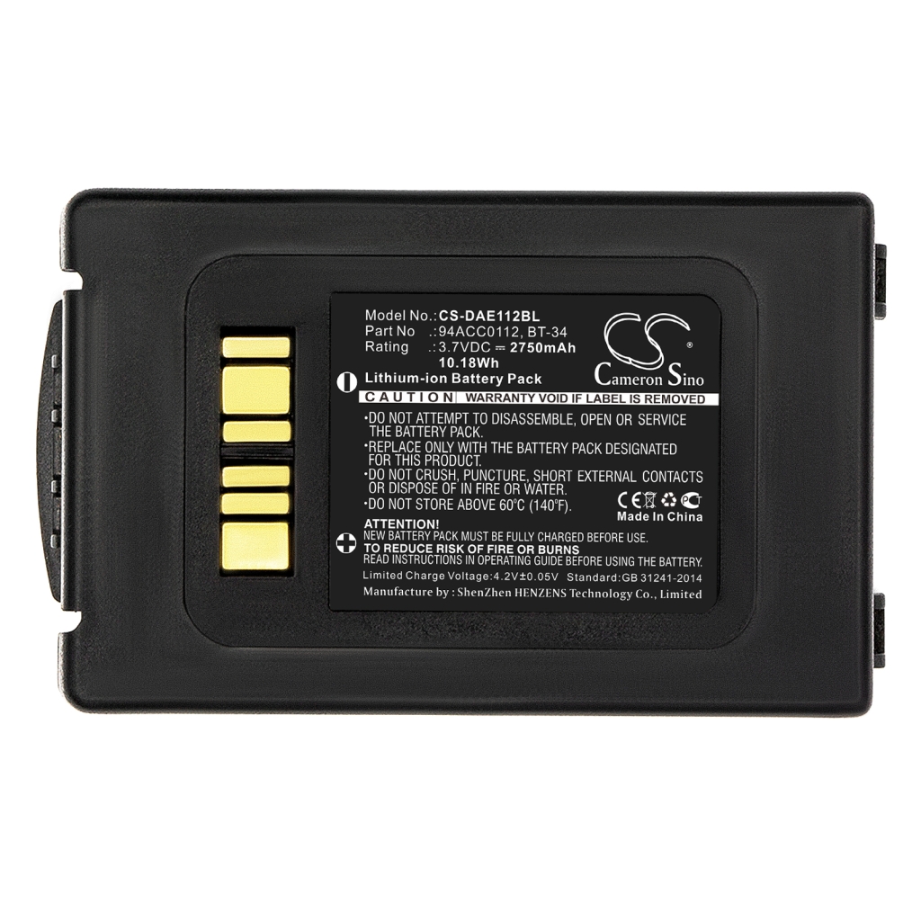 Code à barres, Scanner Batterie du scanner Datalogic CS-DAE112BL