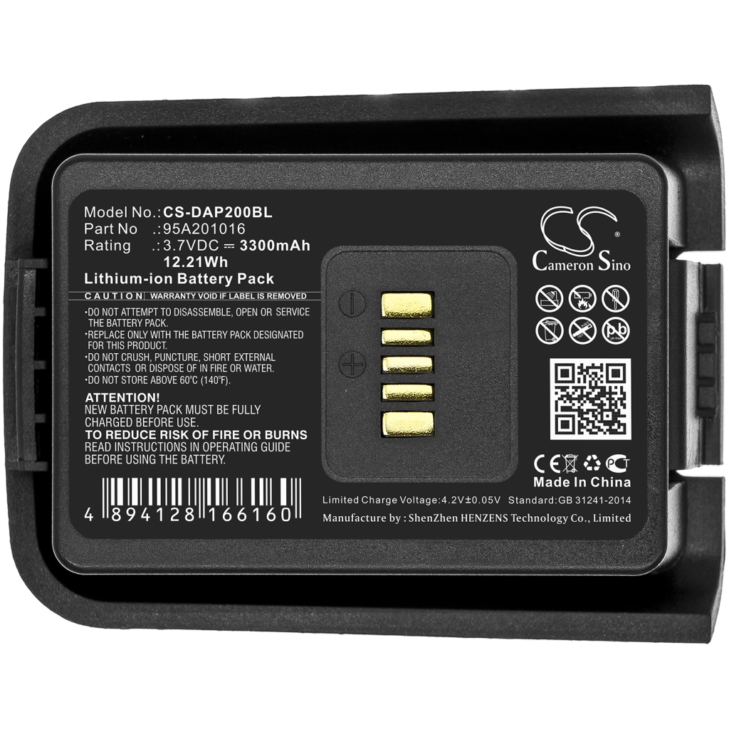 Code à barres, Scanner Batterie du scanner Datalogic CS-DAP200BL