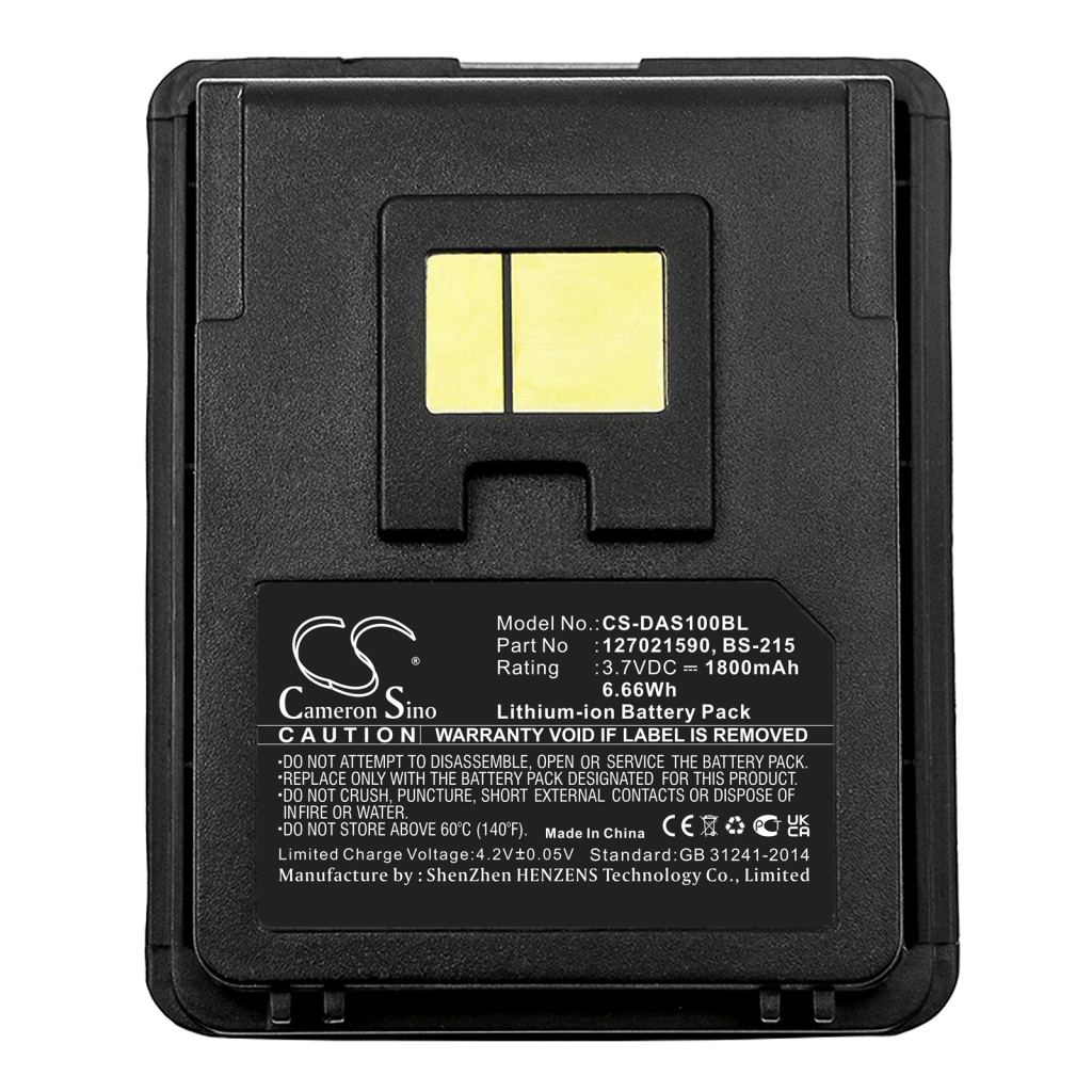 BarCode, Scanner Battery Datalogic CS-DAS100BL