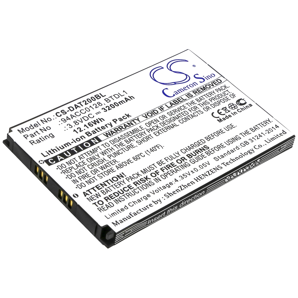 Code à barres, Scanner Batterie du scanner Datalogic CS-DAT200BL