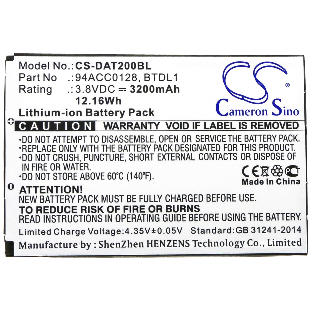 Battery Replaces 94ACC0129