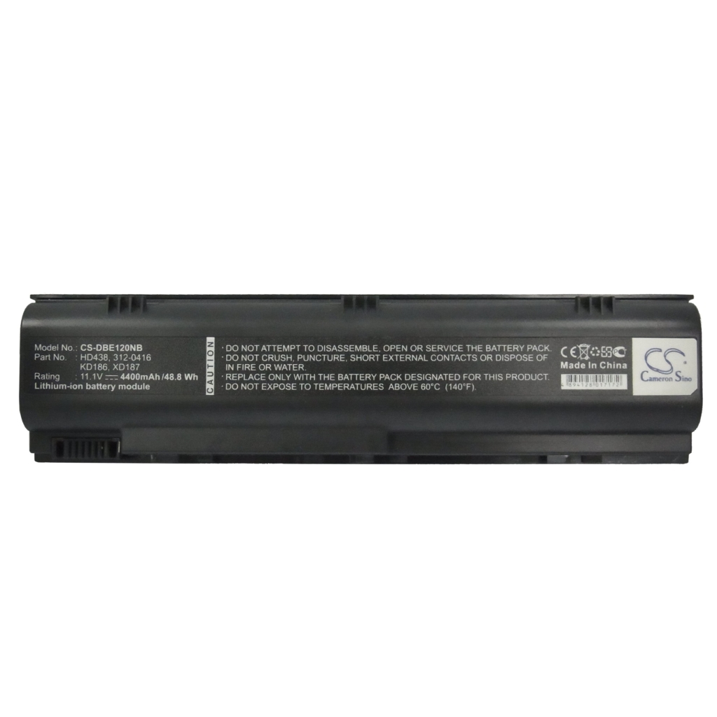 Batterie pour ordinateur portable DELL CS-DBE120NB