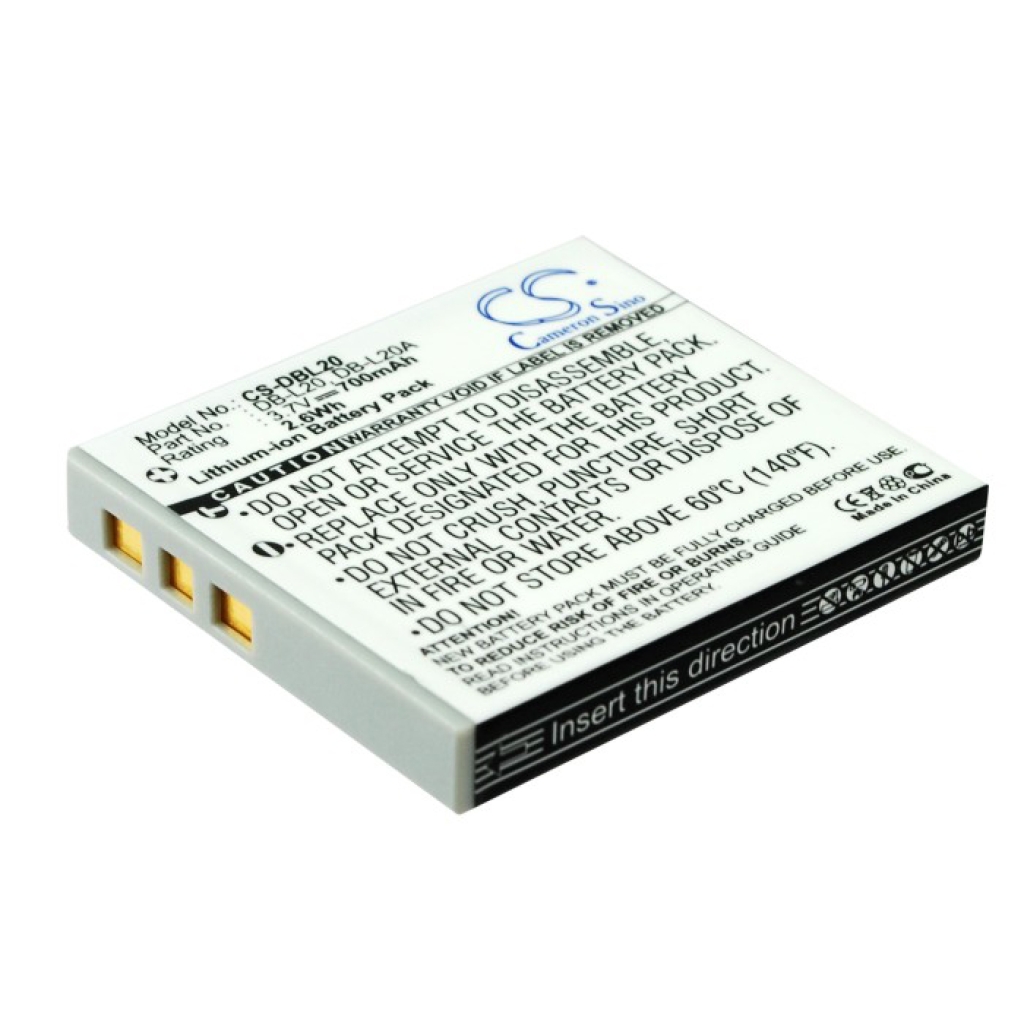 Batterie de l'appareil photo Sanyo CS-DBL20