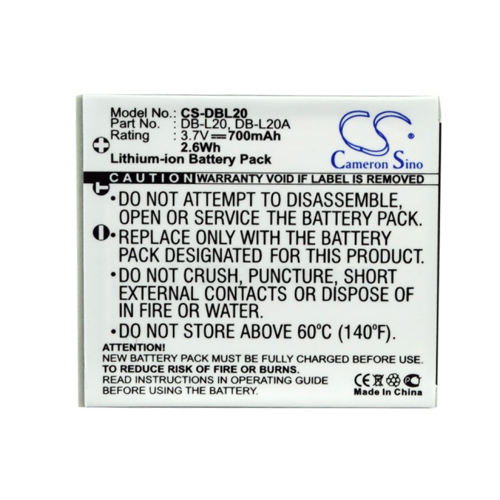 Battery Replaces DB-L20