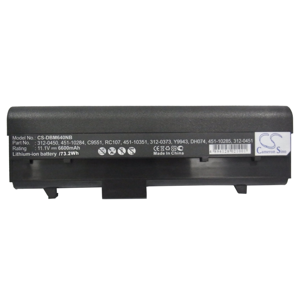 Batterie pour ordinateur portable DELL CS-DBM640NB