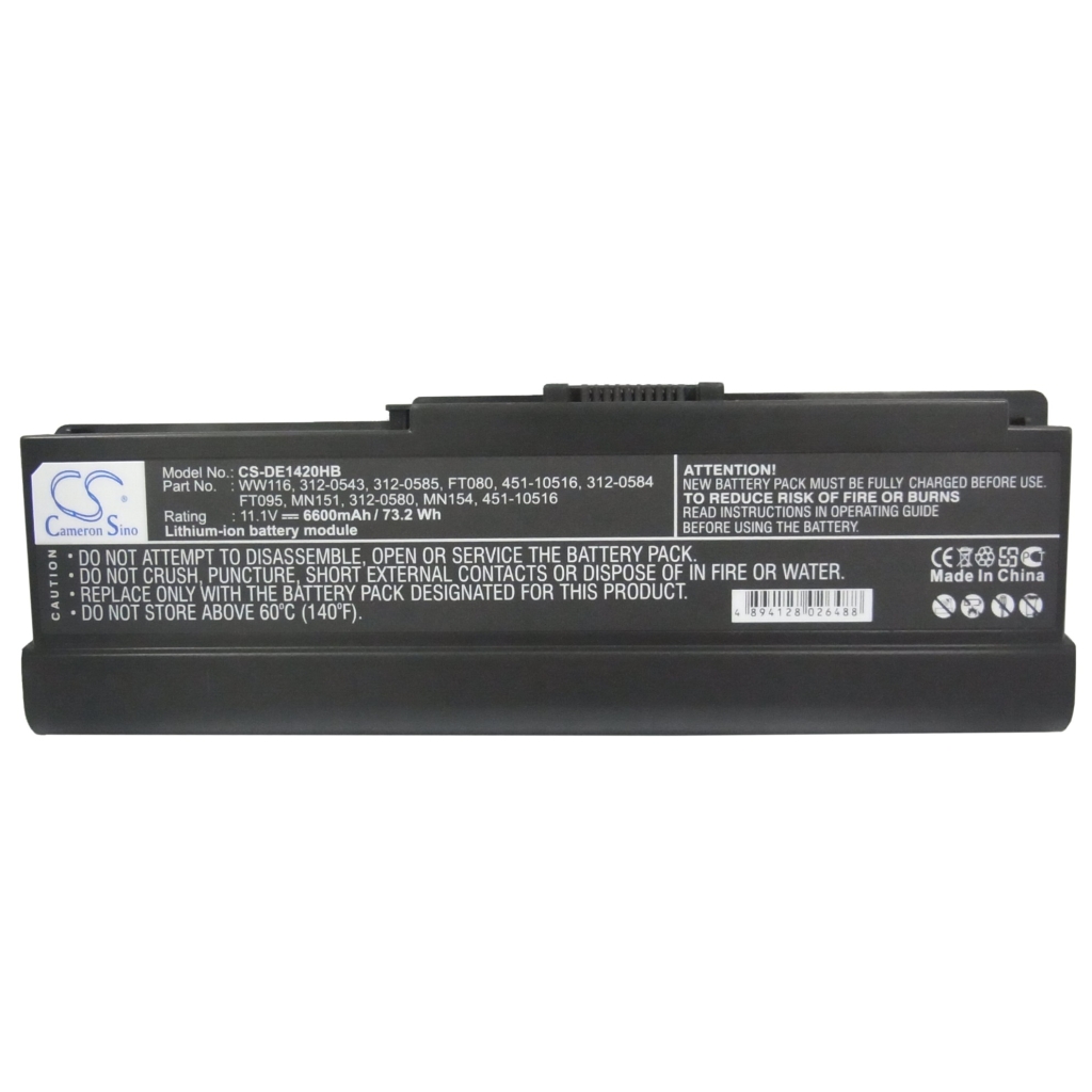 Notebook battery DELL CS-DE1420HB