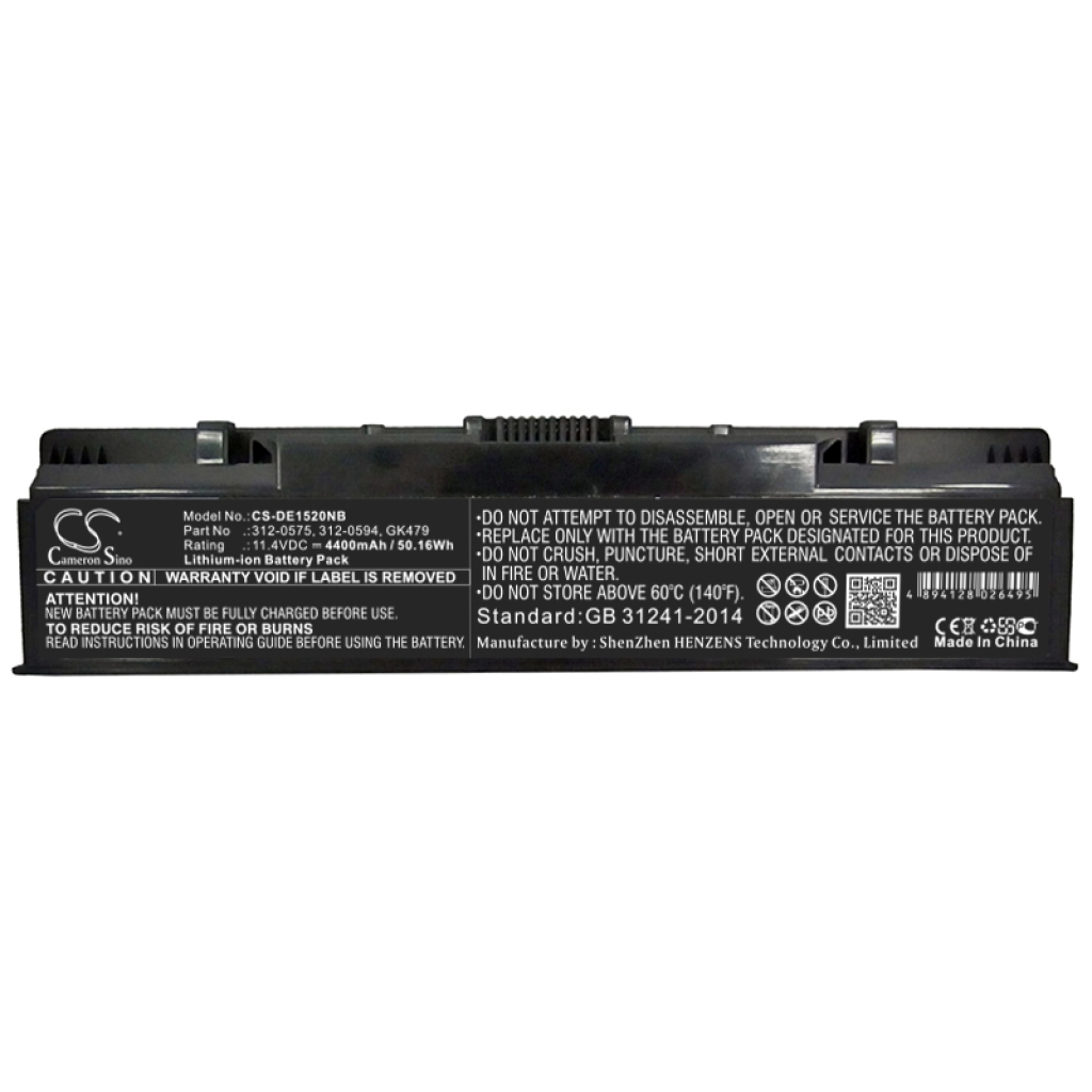 Batterie pour ordinateur portable DELL CS-DE1520NB