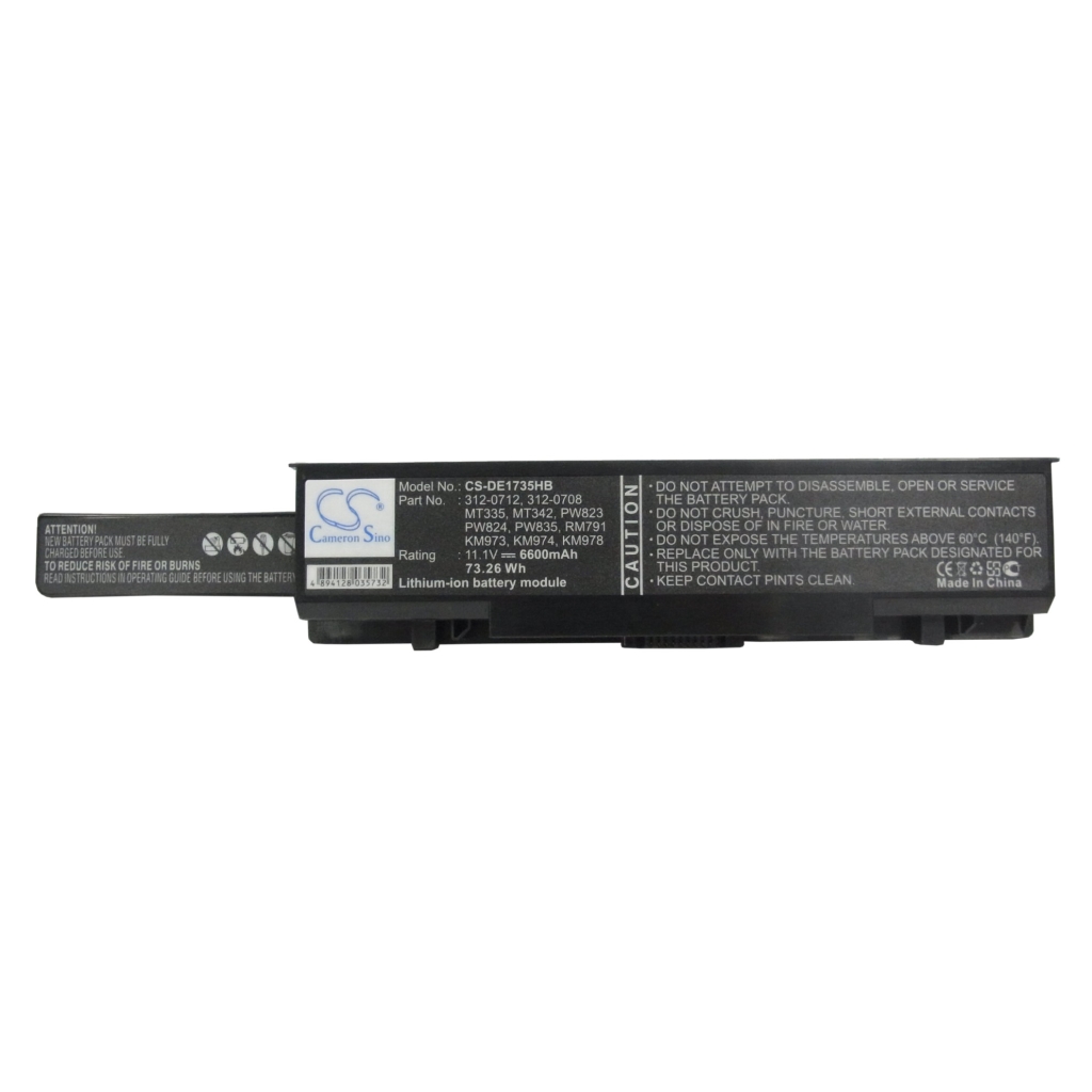 Batterie pour ordinateur portable DELL CS-DE1735HB