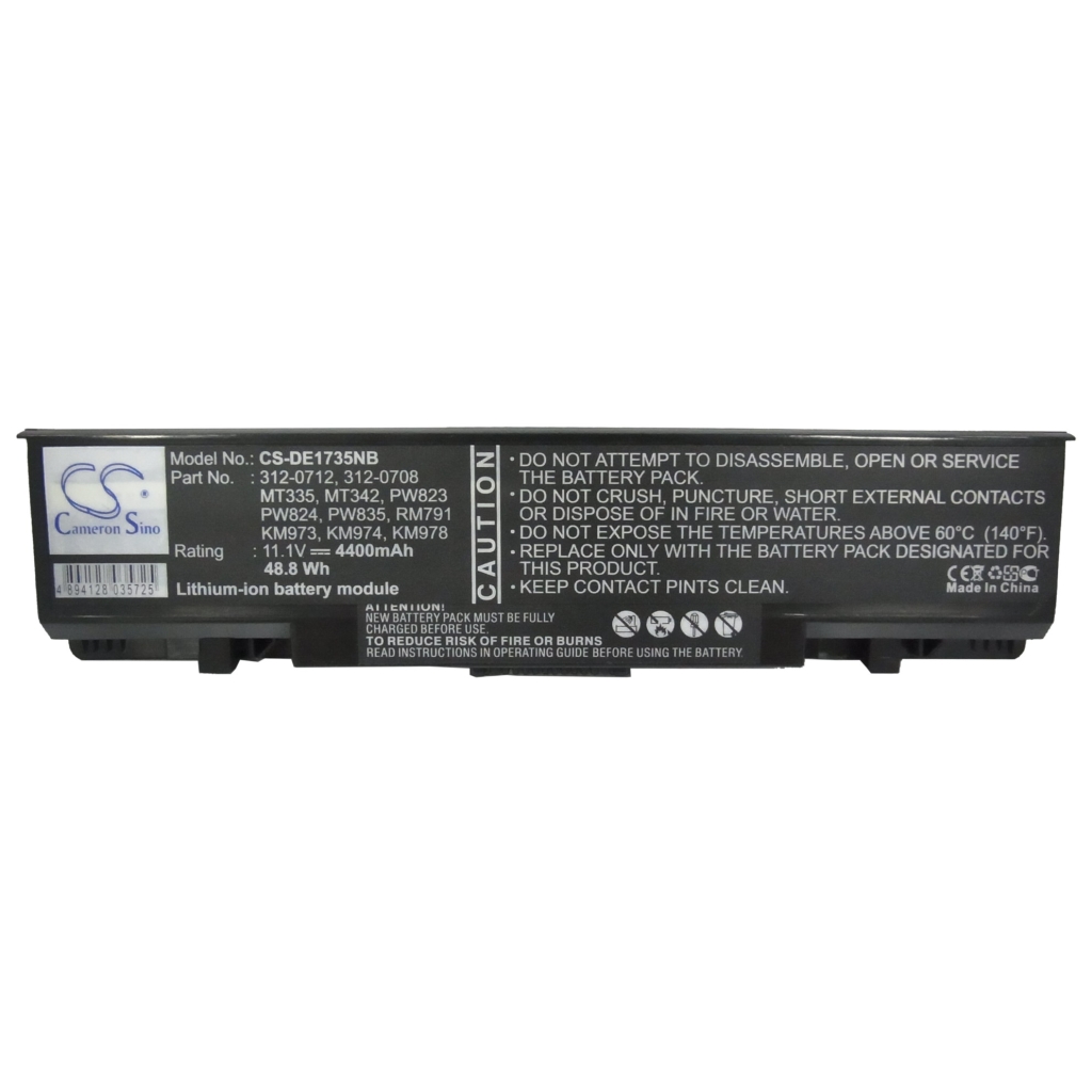 Batterie pour ordinateur portable DELL CS-DE1735NB