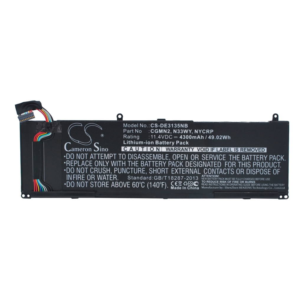 Batterie pour ordinateur portable DELL CS-DE3135NB