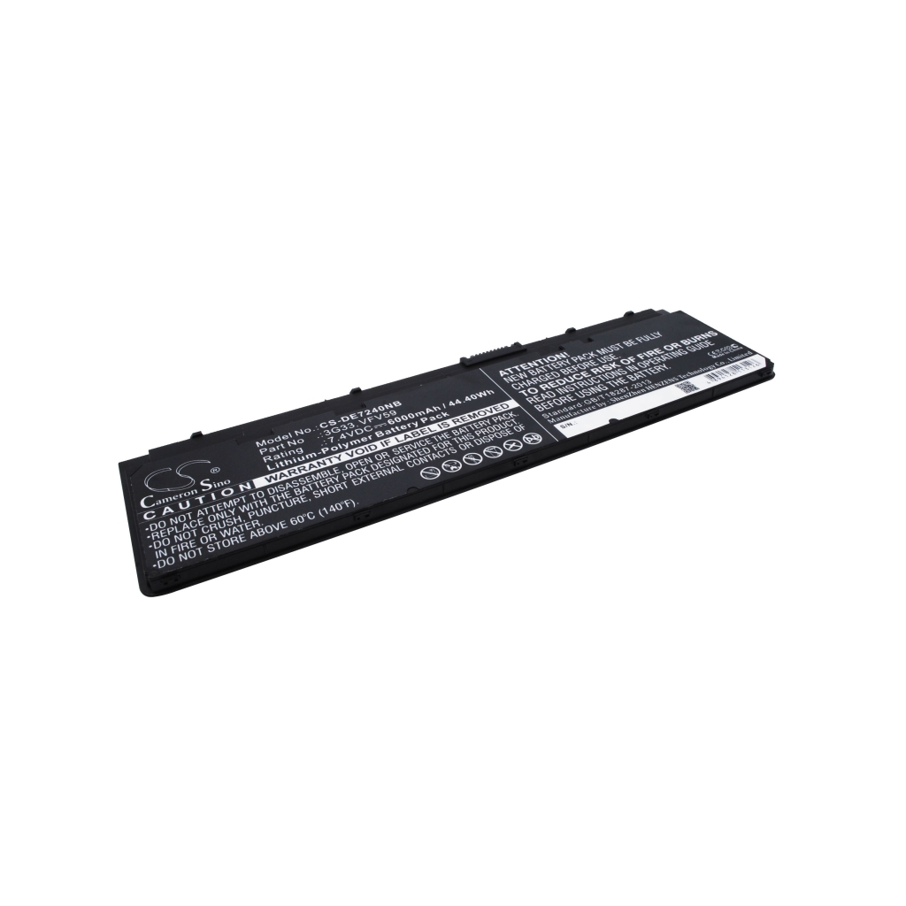 Batterie pour ordinateur portable DELL CS-DE7240NB