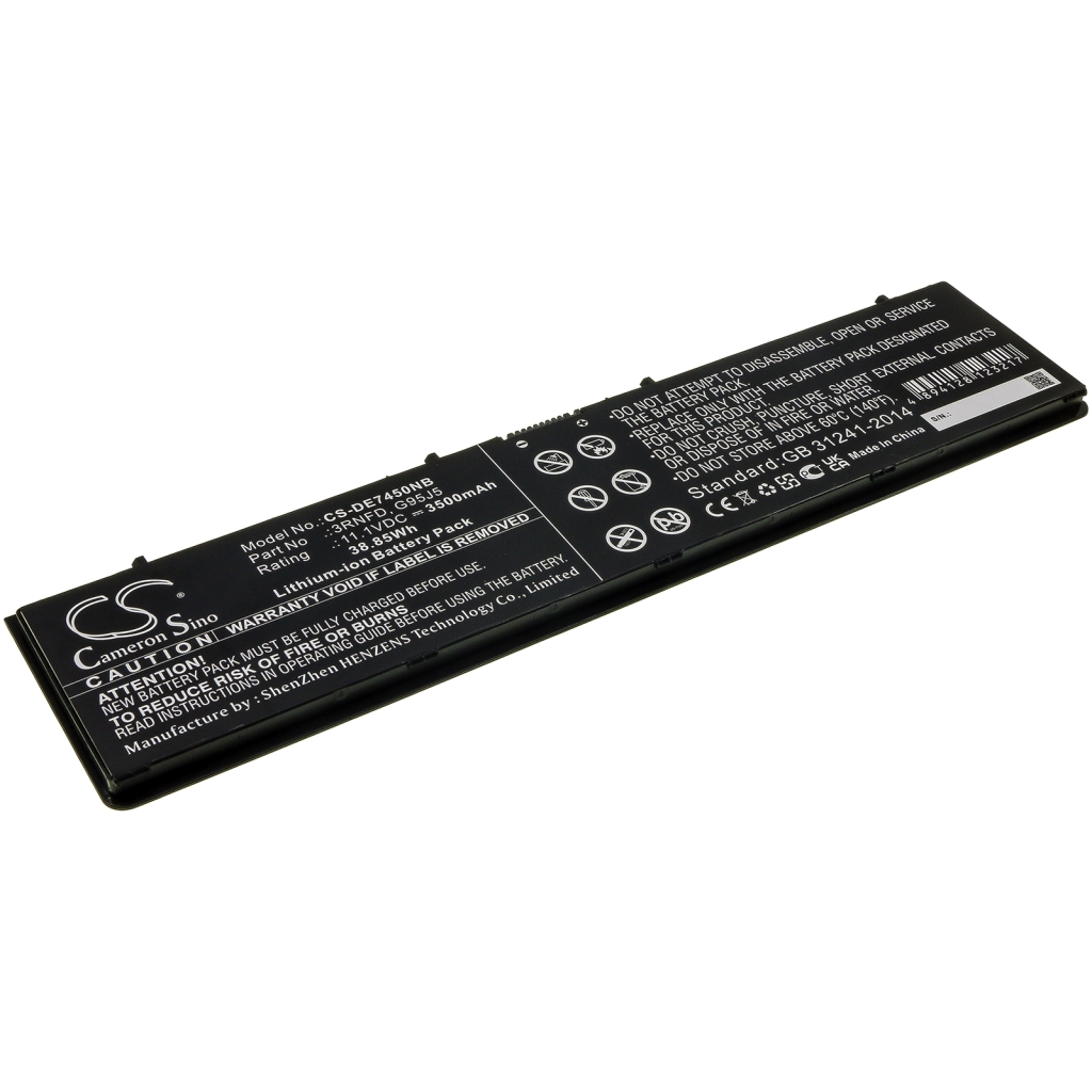 Batterie pour ordinateur portable DELL CS-DE7450NB