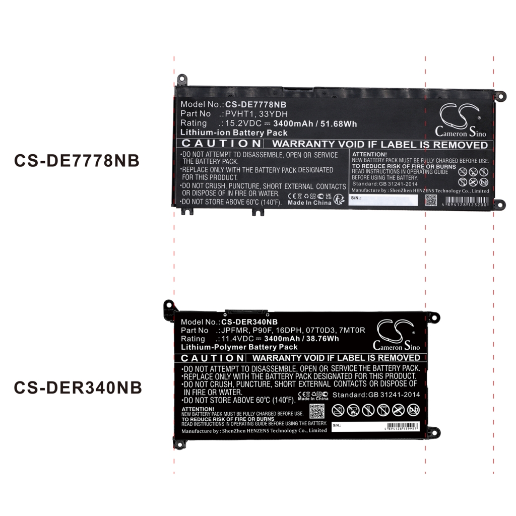 Batteries Remplace P72F002