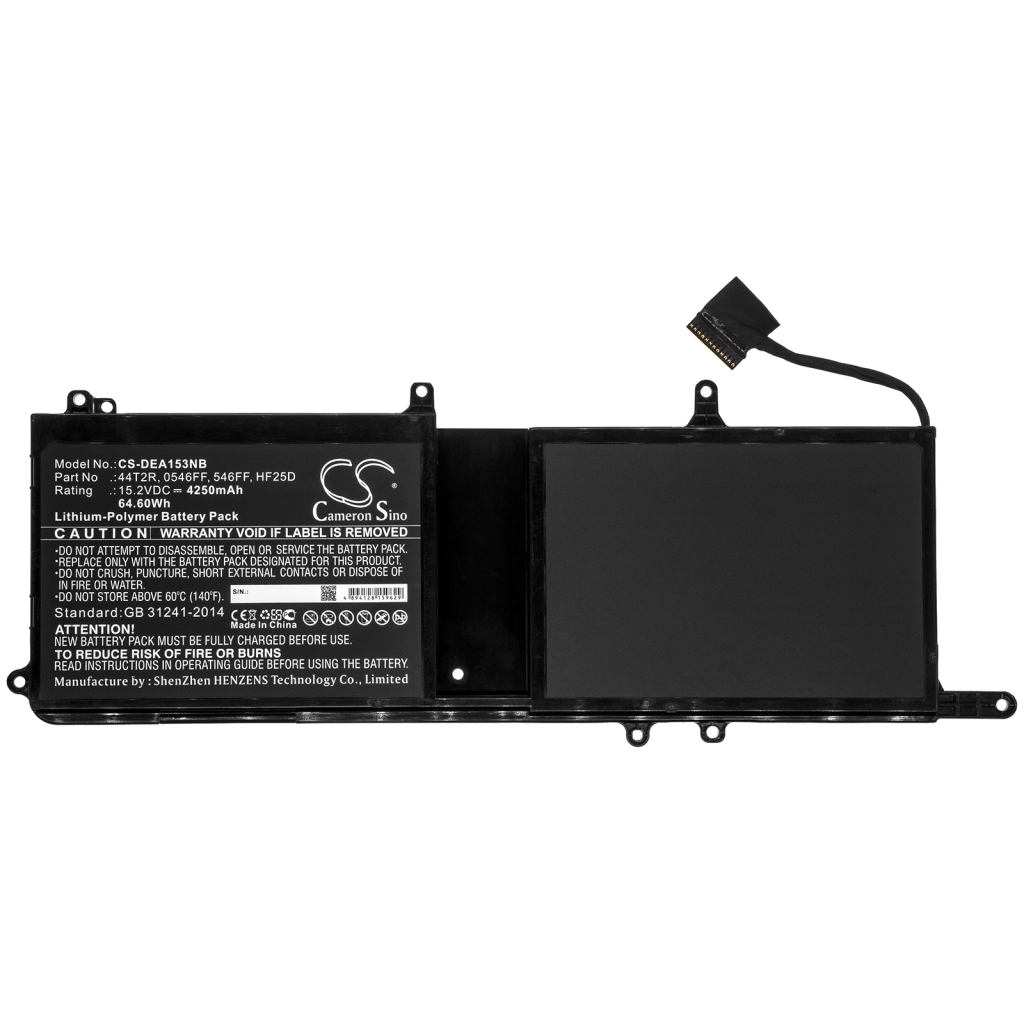 Batterie pour ordinateur portable DELL CS-DEA153NB