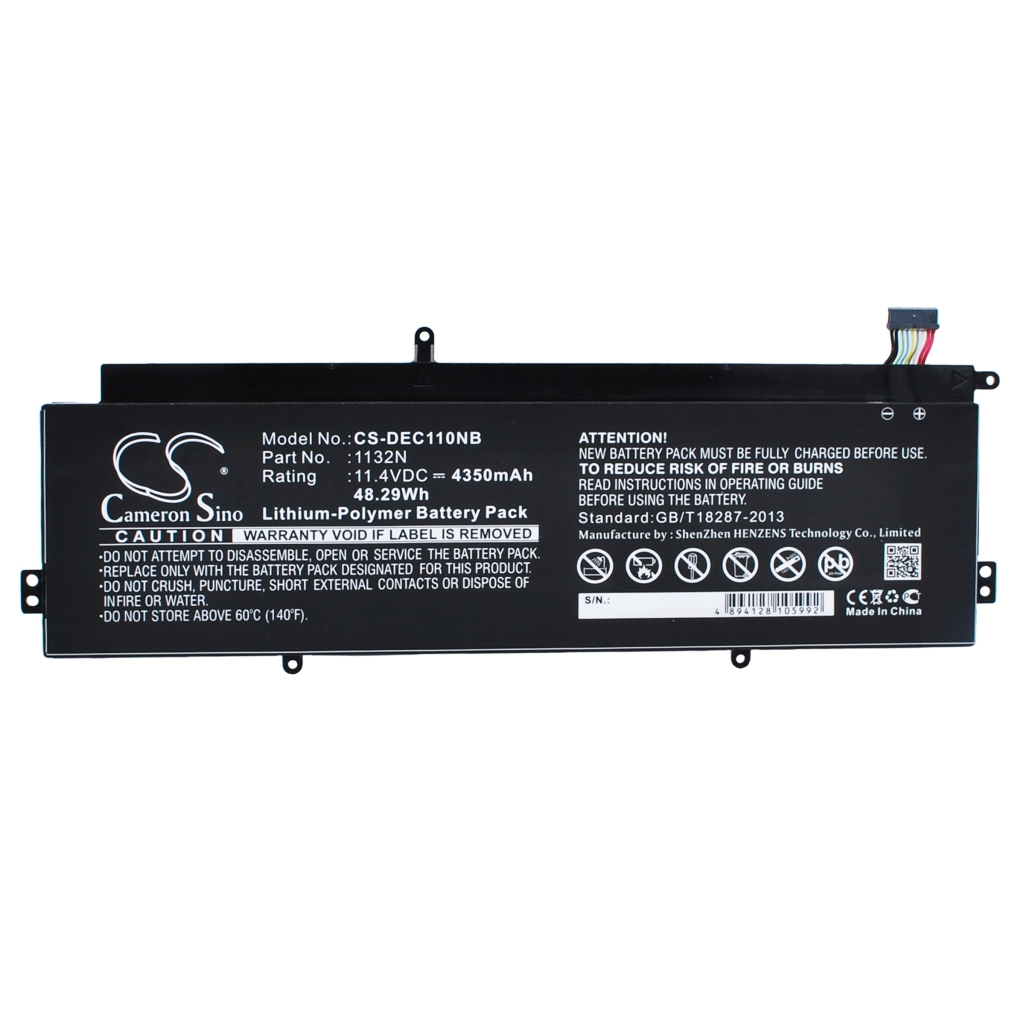 Batteries Remplace 1132N