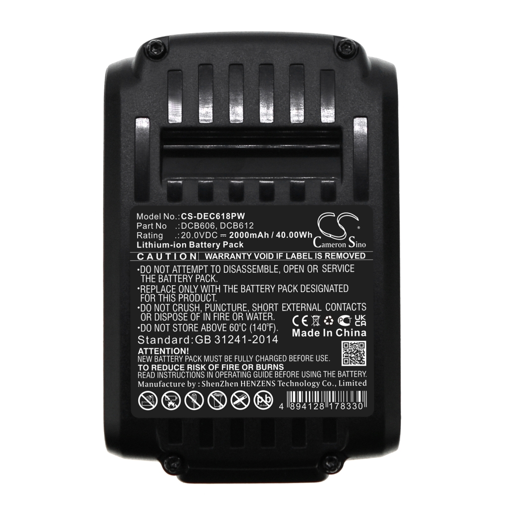 Battery Replaces DCB609-2