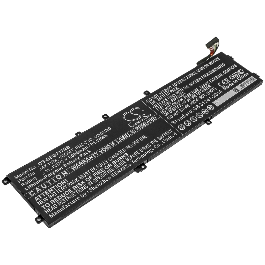 Batterie pour ordinateur portable DELL CS-DEG717NB