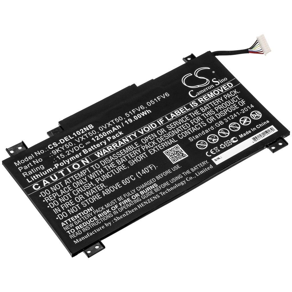 Notebook battery DELL CS-DEL102NB