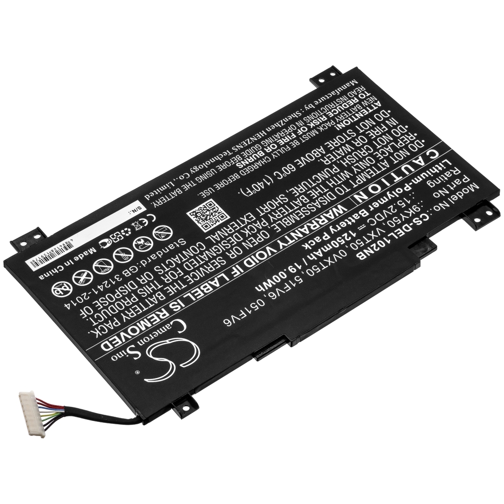 Batterie pour ordinateur portable DELL CS-DEL102NB