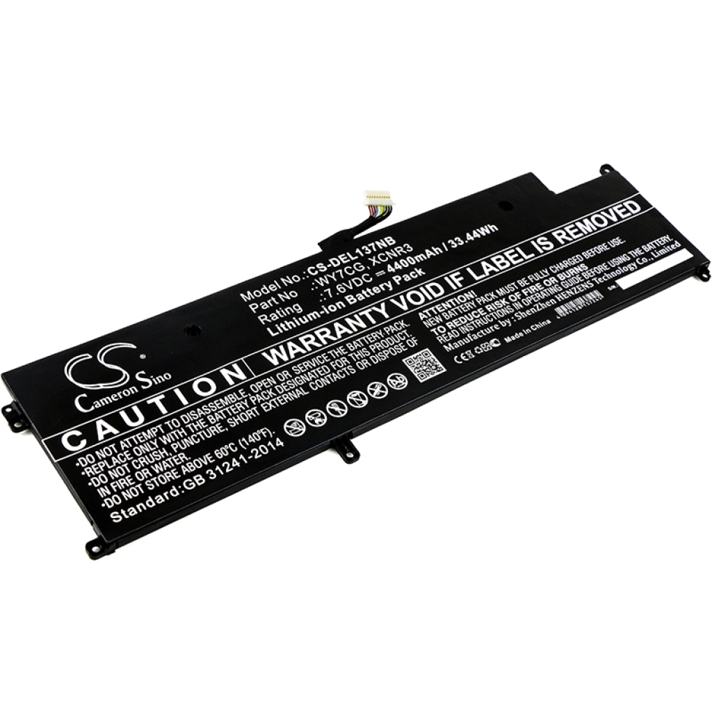 Batterie pour ordinateur portable DELL CS-DEL137NB