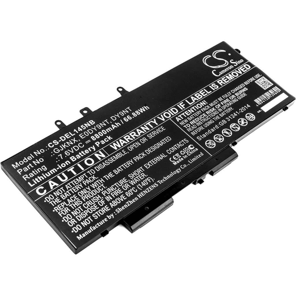 Batterie pour ordinateur portable DELL CS-DEL145NB