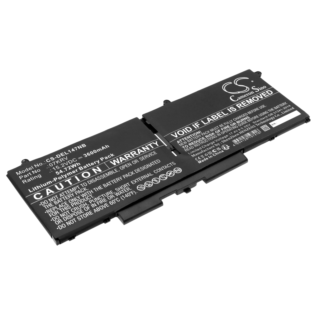 Batterie pour ordinateur portable DELL CS-DEL147NB