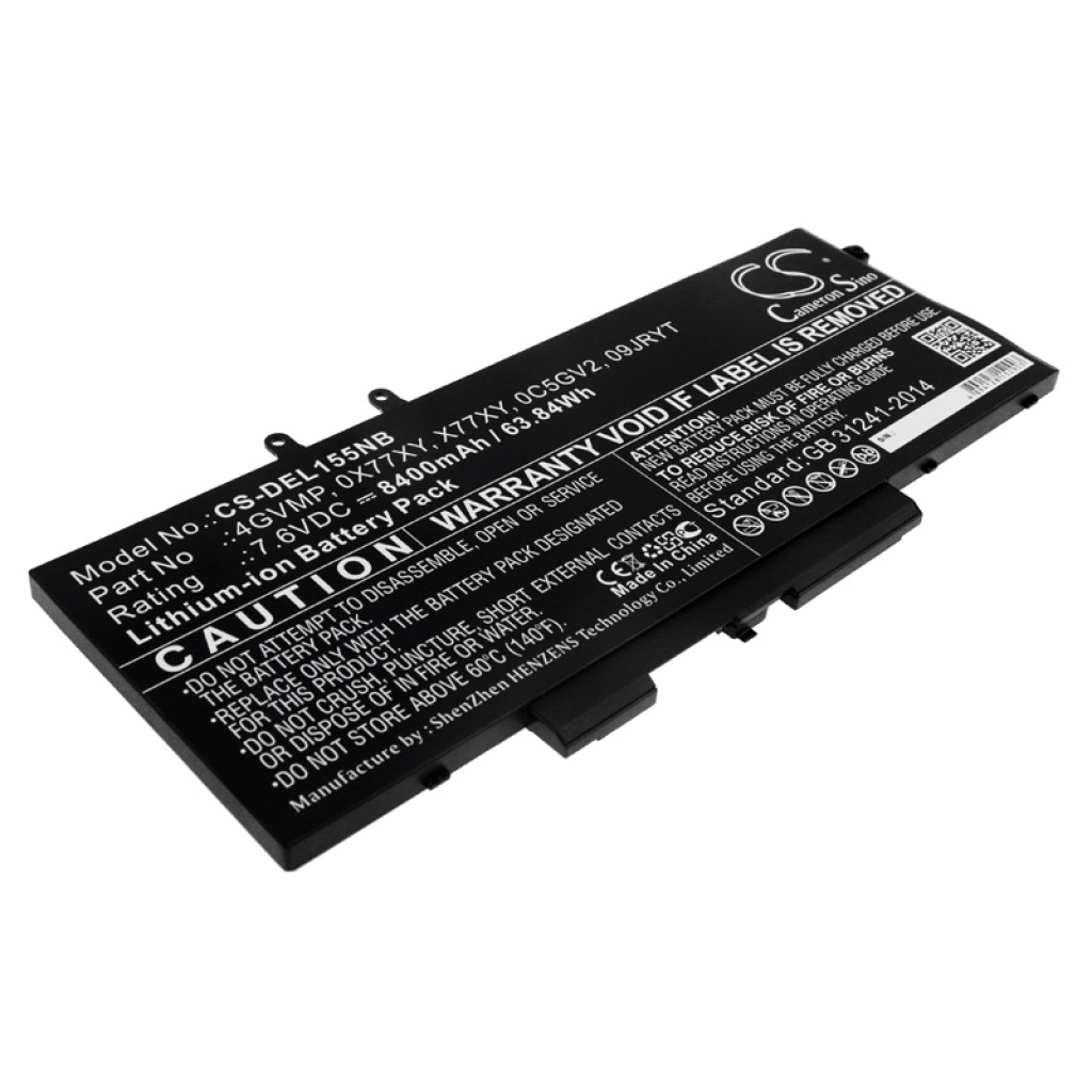 Batterie pour ordinateur portable DELL CS-DEL155NB