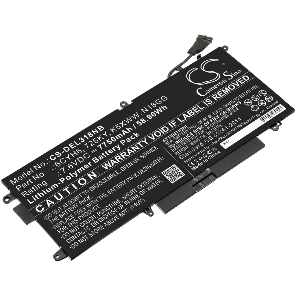 Notebook battery DELL CS-DEL318NB