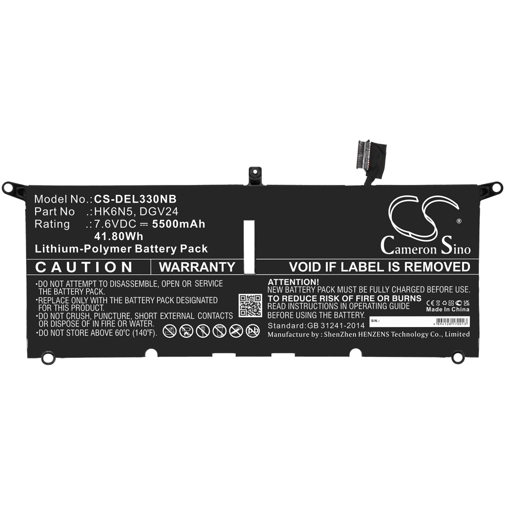 Batterie pour ordinateur portable DELL CS-DEL330NB