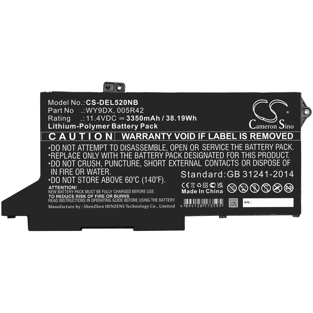 Batterie pour ordinateur portable DELL Latitude 5520