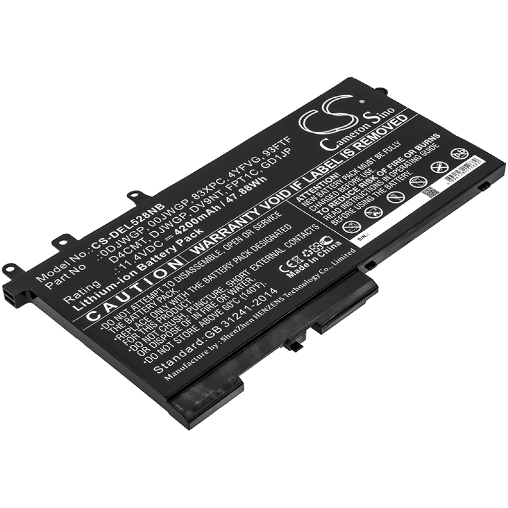 Batterie pour ordinateur portable DELL CS-DEL528NB