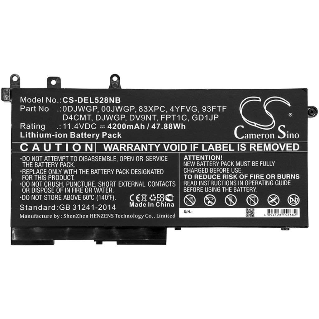 Battery Replaces 0DJWGP