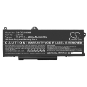 CS-DEL543NB<br />Batteries for   replaces battery 9JRV0