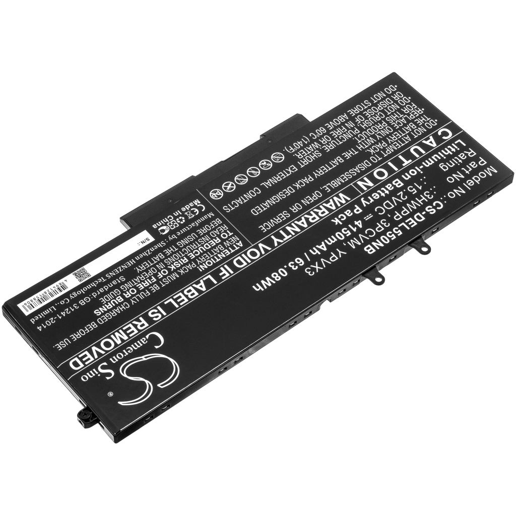 Batterie pour ordinateur portable DELL CS-DEL550NB