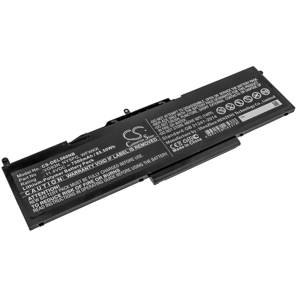 Batterie pour ordinateur portable DELL CS-DEL580NB